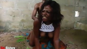African-American And Indian Teenagers Caught Having Sex On A Farm By The Owner