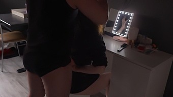 Husband Gives Wife A Blowjob In The Shower After She Asks Him To Dye Her Hair