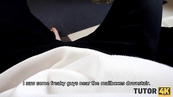 T4k: Hilarious College Student Seduces Mature Teacher In White Tights