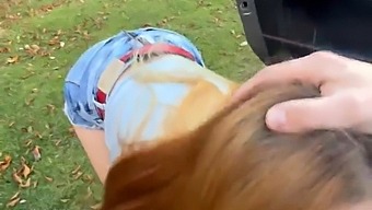 A Cum-Loving Slut Interrupts Me In The Woods
