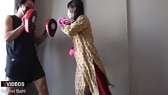Desi Ufc Fighter Girl Delivers A Professional Punch