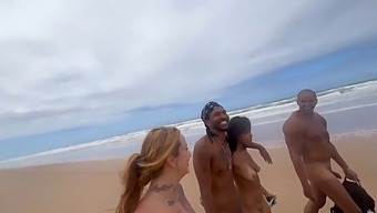 Nudist Beach Fun With Hot Friends: Watch Us Get Naughty!