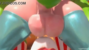 Princess Rosalina, The Horny Slut Gives A Great Blowjob And Has An Orgasm.